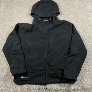 Baerskin Tactical Hoodie V1 Mens 3XL Black Full Zip Fleece Multi-Pocket Jacket